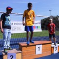 Foto von Arshad 1. Platz im Mehrkampf auf dem Siegerpodest (vergrößerte Bildansicht wird geöffnet)
