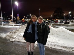 Foto von Frau Westerbarbey und Frau Wölke in Oulu