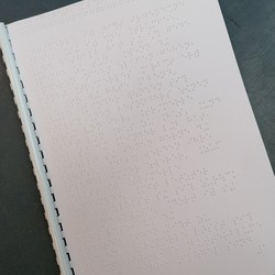 Foto von Vidas Punktschriftbuch (vergrößerte Bildansicht wird geöffnet)