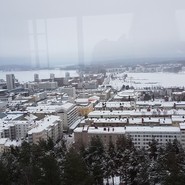 Foto von Jyväskulä von oben (vergrößerte Bildansicht wird geöffnet)