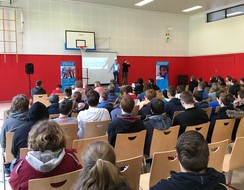 Foto von der Informationsveranstaltung von Unicef