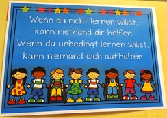 Plakat aus dem Lehrerzimmer in Butgenbach