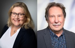 Foto der Schulleiterin Elisabeth Hordt und Ralph Posingies