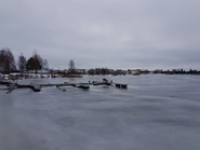 Foto der zugefrorenen Ostsee (vergrößerte Bildansicht wird geöffnet)