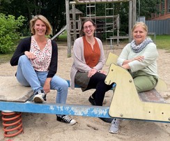 Foto von Tina Eickel, Meike Schillo und Eva Bongarz