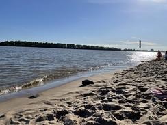 Abendstimmung am Elbstrand