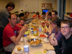 Foto vom Essen in der Schule